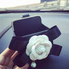 Bling Camellia Car Air Vent Sunglasses cell phone holder - Carsoda - 3