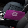 Purple Velvet Car Center Console Cover with Bling Crown - Carsoda - 2