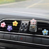 Set of 5 Flowers with a Perfume Bottle Daisy Car Air Vent Decoration with Fragnance DIY