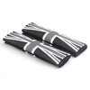 Mini Cooper Seat Belt Cover Padding Cushion (2x) - Jack Union Checkers