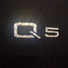 AUDI Rear Trunk Model Make Symbol Bling stickers Decal -Q 3 5 A 7 TT etc