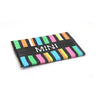 Mini Cooper Tissue Holder Soft Box with Union Jack Checkers rainbow pattern