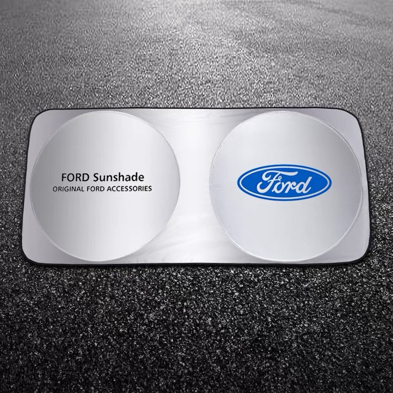 Custom Fit Windshield Sun Shade For Ford Fusion (2013-2020) - Includes Storage Bag