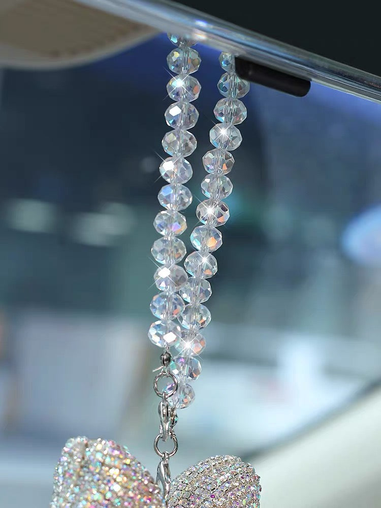 Bling Car Charm - Crystal Whale for Rearview Mirror Pendant – Carsoda