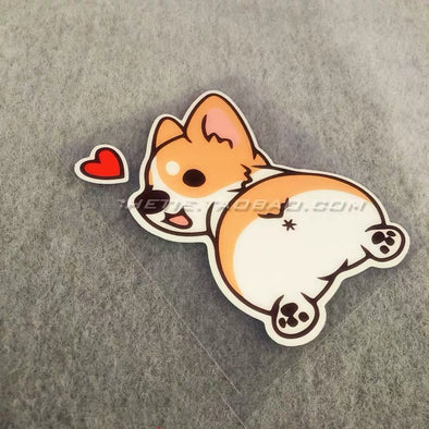 Cute Car Decal Dog Welsh Corgi Pembroke Sticker