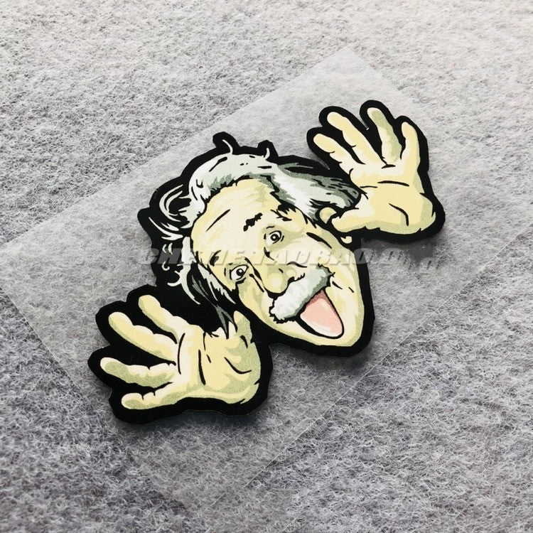 Funny Car Decal albert einstein sticker