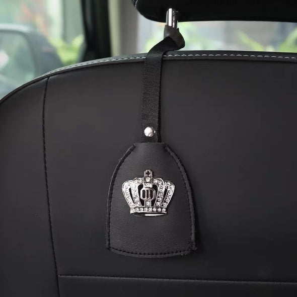 Car Seat Hooks Hanger with Bling Crown
