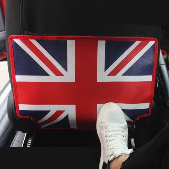 British Jack Flag Car Seat Back Anti-kick Mat for Mini cooper - Carsoda - 1