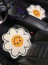 Smiley Sunflower Happy Face Car Seat Cover Cushion Pad