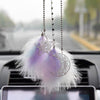 Star Moon Feather Set Car Mirror Ornaments- Rearview Pendant Charm