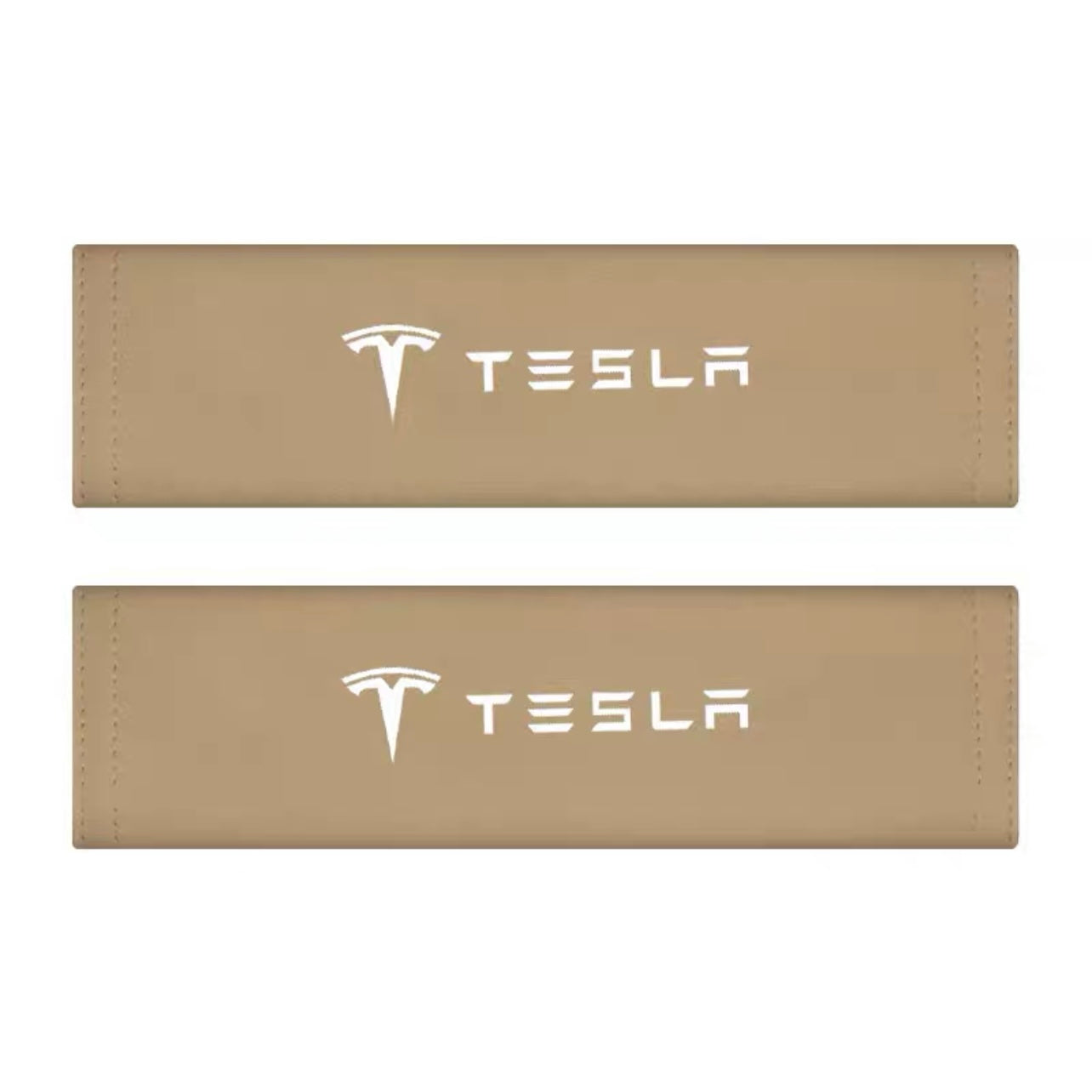 Tesla Logo Seat Belt Cover Long Padding Cushion Model X/S/3 (2x) – Carsoda