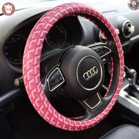 Boho pattern Cotton Steering wheel cover