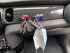 Mini Cooper Mini Hook for Mask, Car Dashboard Storage Hooks for Keys Purse Earphone Charging USB Cable, Small Adhesive Wall Hooks - Car Model