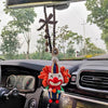 Joker Car Charm Pendant - HANDMADE knitted lucky Charm for Rearview Mirror