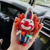Joker Car Charm Pendant - HANDMADE knitted lucky Charm for Rearview Mirror