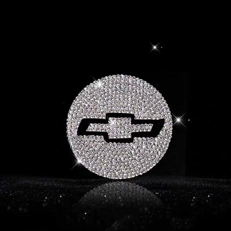 Bling Chevy LOGO Stickers for Tire wheel Center