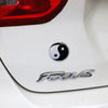 YINGYANG 3D metal Chrome Emblem Badge Decal Bumper Sticker