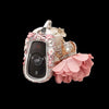 Bling Car Key Holder with Rhinestones for Buick Encore - Pink/Purple/Silver
