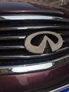 INFINITI Bling LOGO Front or Rear Grille Emblem LOGO decal Made w/ Rhinestone Crystals