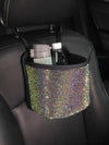 Bling Rhinestones Car Handbag Holder Between Seats or Seat Back Organizer
