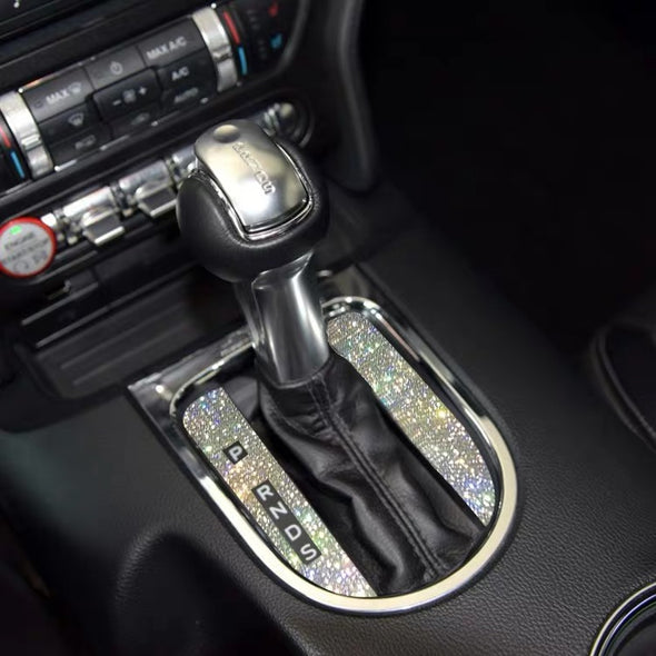 Ford Mustang Bling Gear Shift Knob Rhinestone Decal Sticker