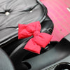 White or Red Bow for Car Gear Shift or Handbrake Decoration