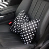 Polka Dot Bow Shaped Car Seat Headrest Pillow - Carsoda - 2