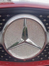 Bling Filling Mercedes Benz LOGO Decal for Front Grille Emblem - C200L GLA GLC GLE SLK A B E Class
