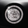 Bling Steering Wheel LOGO Emblem Sticker Decal for Toyota Corolla Camry RAV REIZ PRADO HIGHLANDER