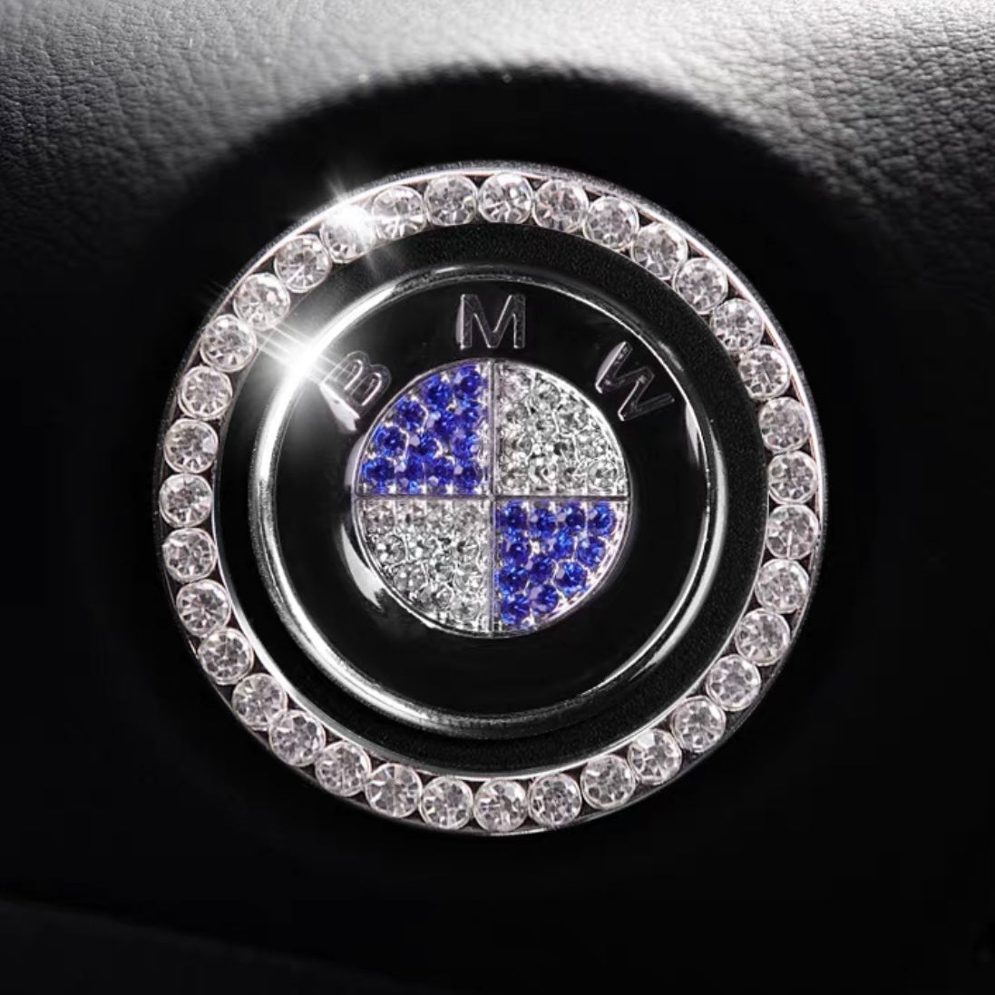 BMW Bling Steering Wheel LOGO Sticker Decal – Carsoda