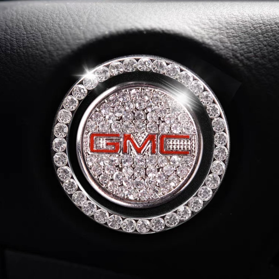 Customized Crystal Bling Ring Car Sticker Ring For Start Engine