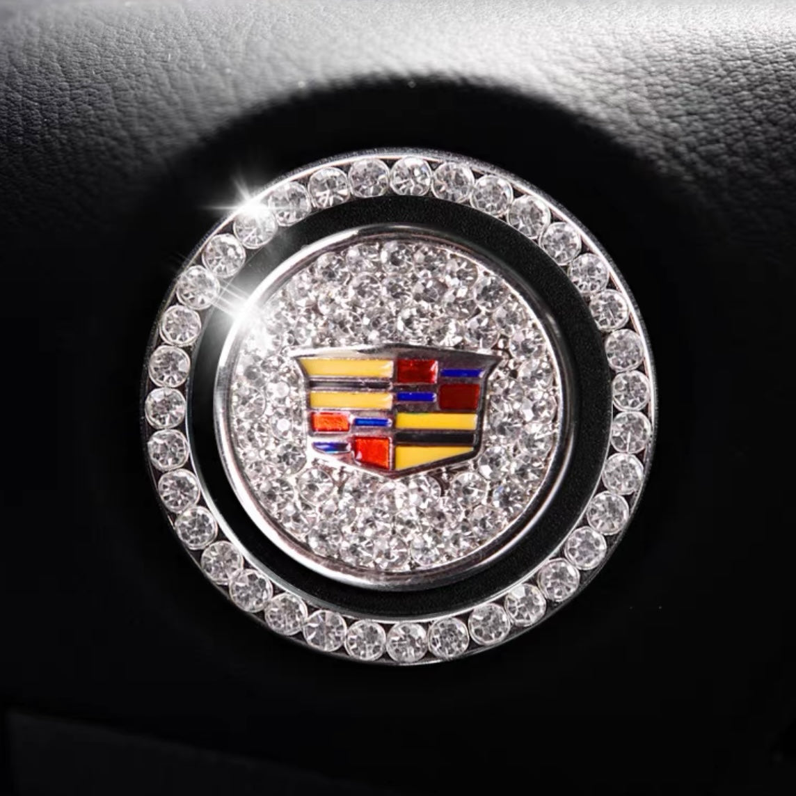 Customized Crystal Bling Ring Car Sticker Ring For Start Engine