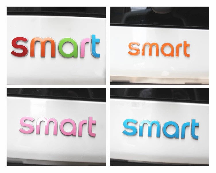 Multi-color Rainbow SMART Emblem Sticker Decal