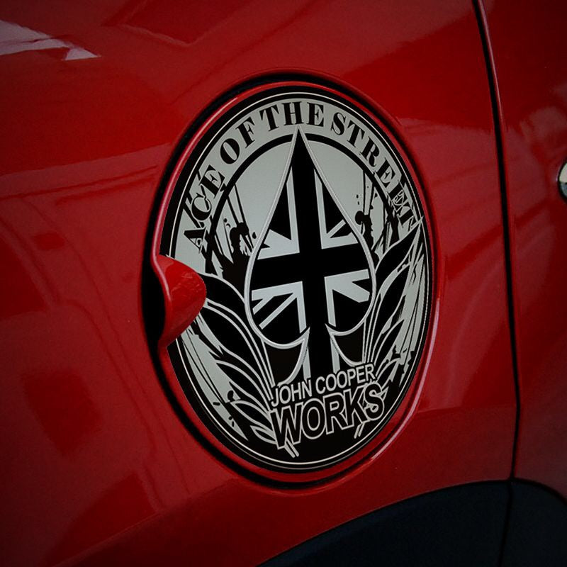 Unique Mini Cooper Gas Tank Cap Cover Sticker Decal (F55 F56)