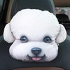Dog Car Seat Headrest Pillow -Husky Pug Chihuahua