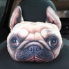 Dog Car Seat Headrest Pillow -Husky Pug Chihuahua