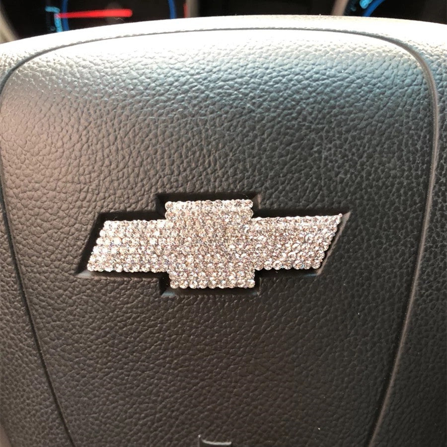 Chevrolet Chevy Bling Rhinestone Steering Wheel Decal