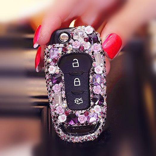Ford Bling Car Key FOB case with Rhinestones