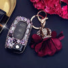 Ford Bling Car Key FOB Holder with Rhinestones - for Focus, max, mk7, Ecosport， Mondeo and etc