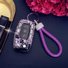 Ford Bling Car Key FOB Holder with Rhinestones - for Focus, max, mk7, Ecosport， Mondeo and etc