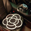 Camellia Flower Elegant Car Seat Cover Cushion Pad