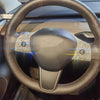 Bling Tesla Emblem for Steering Wheel Bottom Sides Model X/S/3/Y