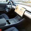 Tesla Model 3 Carbon Fiber Pattern Center Console Dashboard Vinyl Stickers Decal