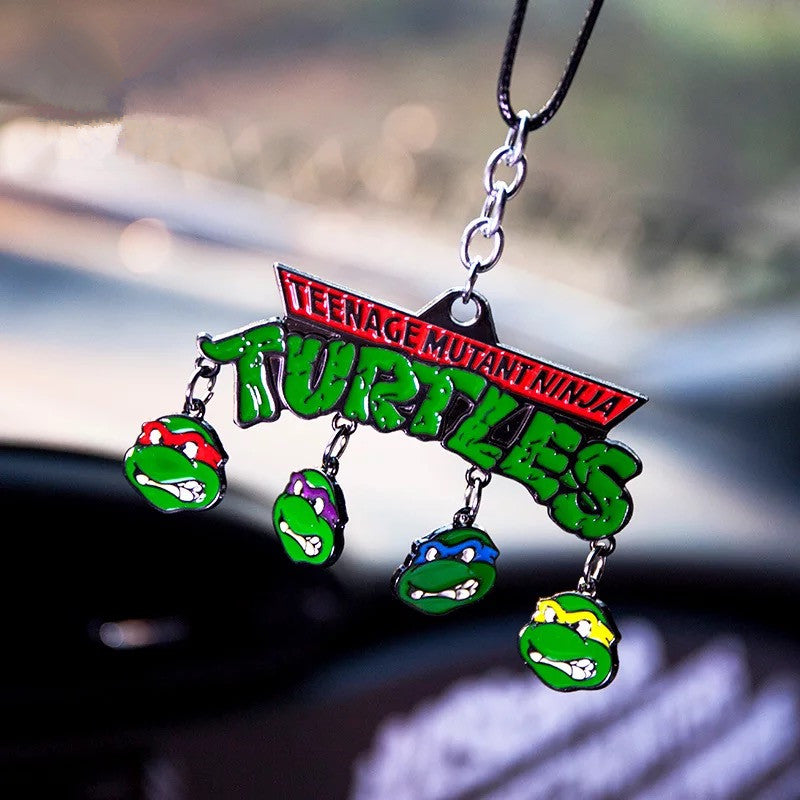 Ninja Turtle Car Mirror Hanging Pendant Charm