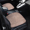 Leopard Pattern Car Leather Seat Cover Cushion Pad