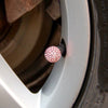 Bling Sparkling Car Wheel Air Tyre Valve Dust Caps Covers Set of 4