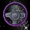 Soft Velvet Steering wheel cover with Bling Rhinestons - Five colors