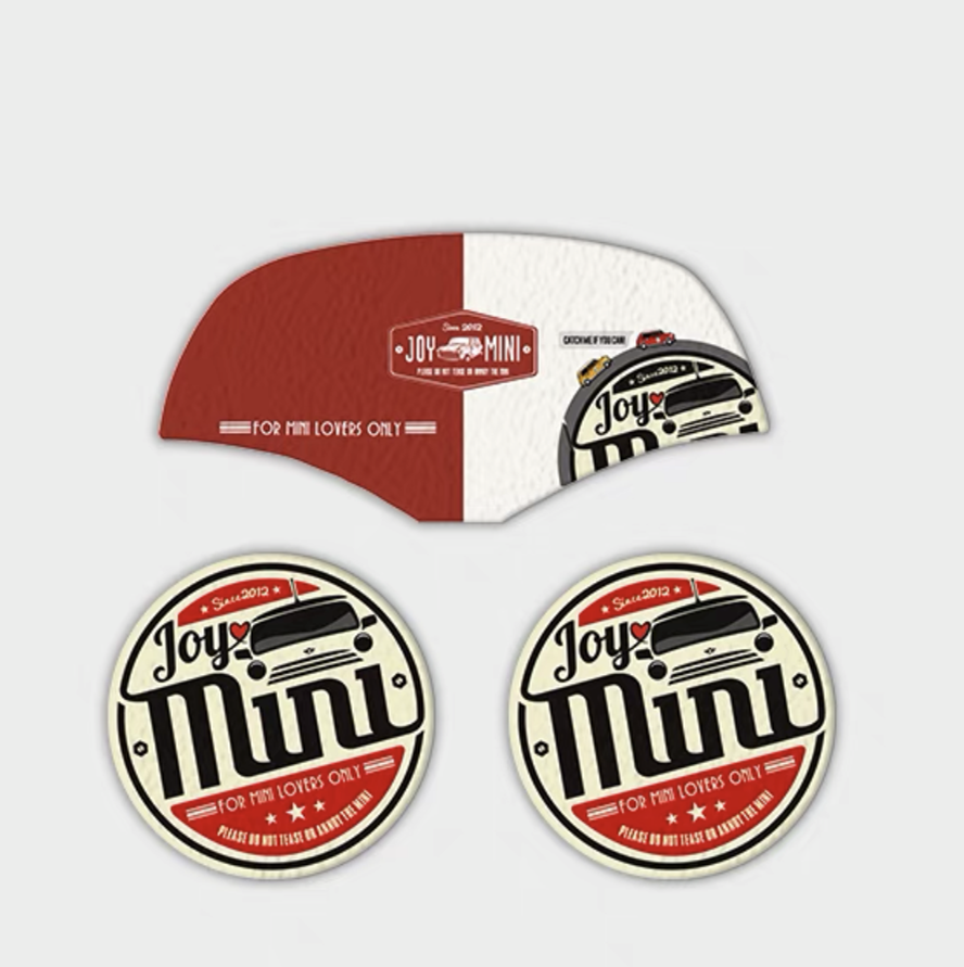 Unique Designed Cup Coasters for Mini Cooper