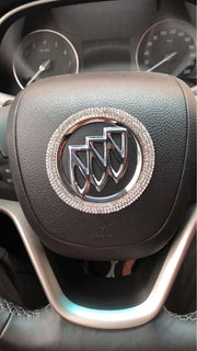 buick bling decal for steering wheel emblem