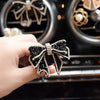 Bling Black Bow Car Air Vent Decoration with Fragnance Scent